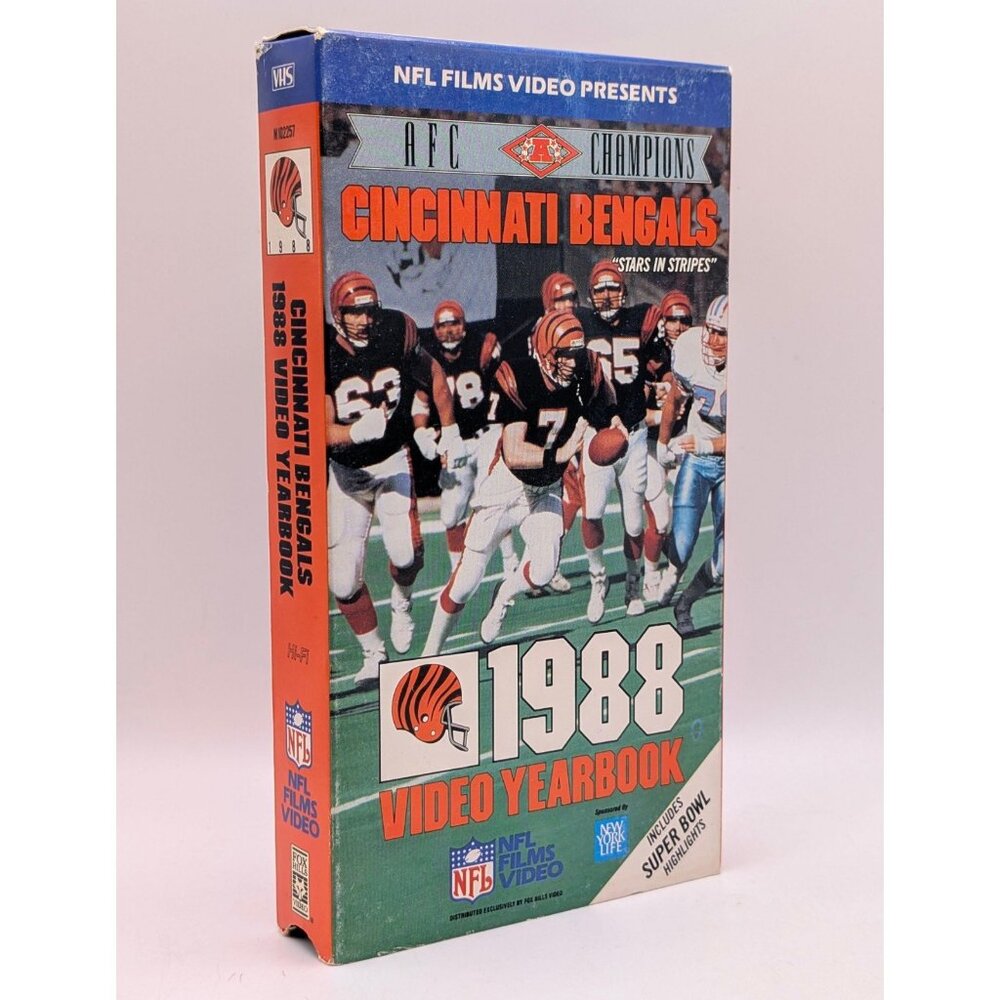 Cincinnati Bengals 1988 Video Yearbook VHS NFL Films Football Ohio AFC Boomer